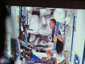 From the video depicting life on the Space Station