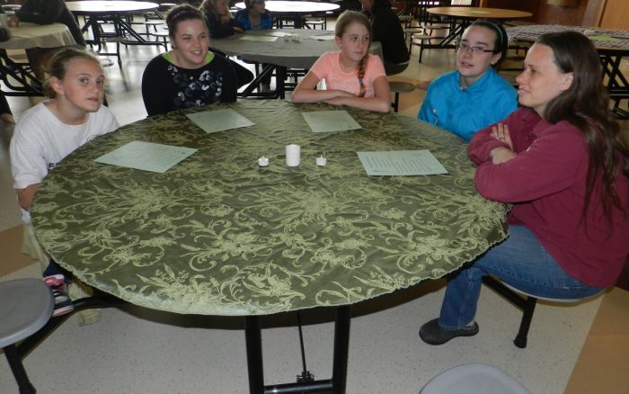 Students invited friends and family to the 6th Grade Poetry Cafe!